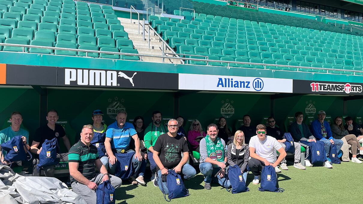 Der USC Seitenstetten zu Besuch beim SK Rapid