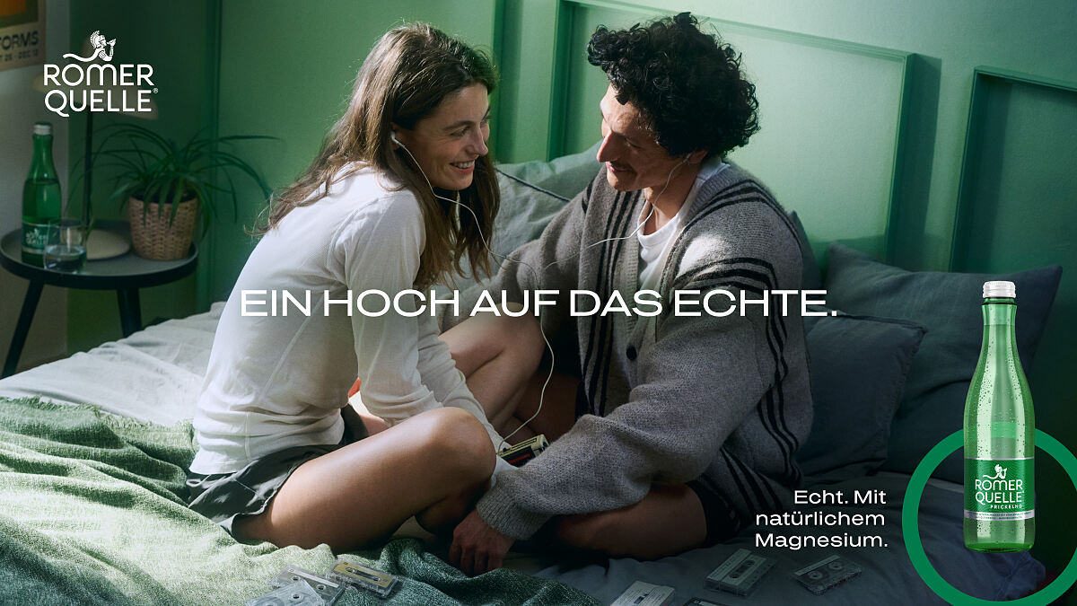 Römerquelle Kampagne Ein Hoch auf das Echte
