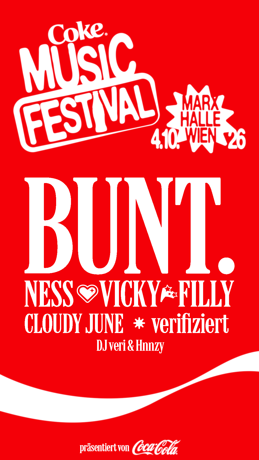 Coke Music Festival Wien_Keyvisual