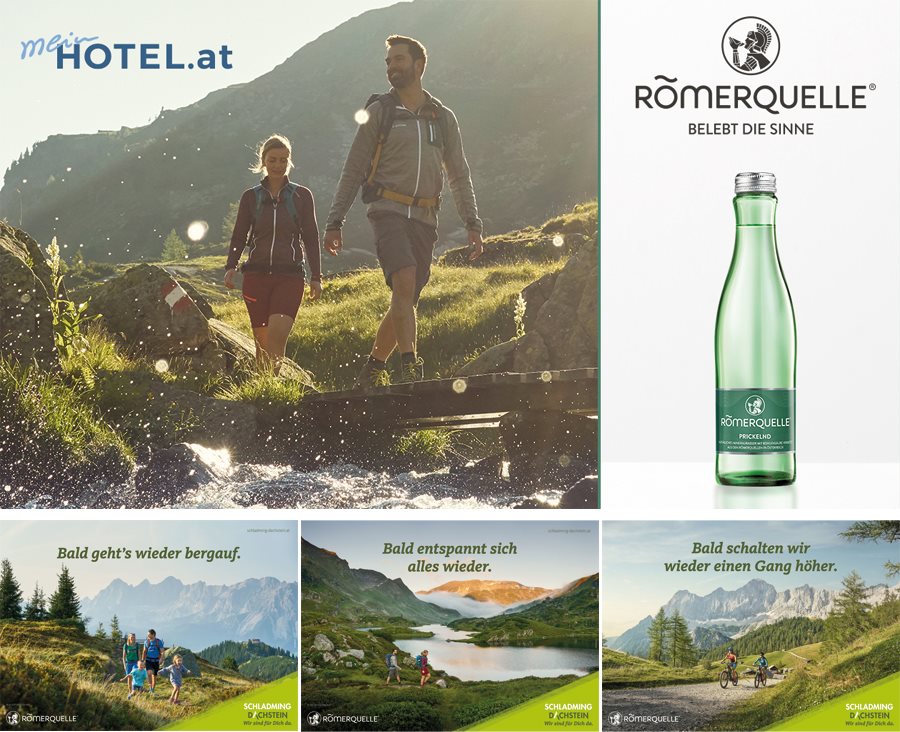 Römerquelle Urlaubs-Promotion und Schladming-Dachstein Kampagne