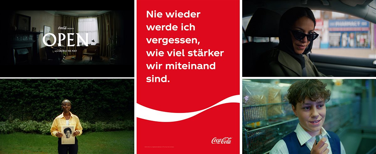 Coca-Cola Kampagne Offen wie nie zuvor