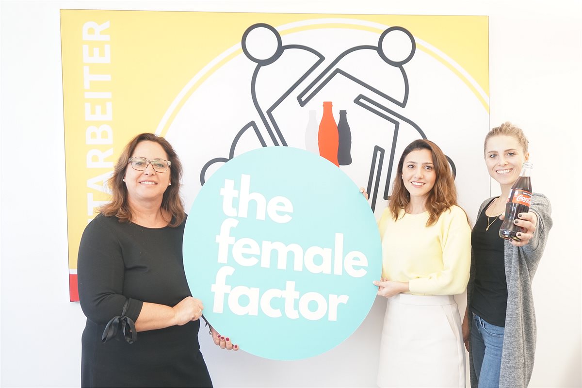Coca-Cola HBC Österreich holte sich mit the female factor einen starken Partner an Bord