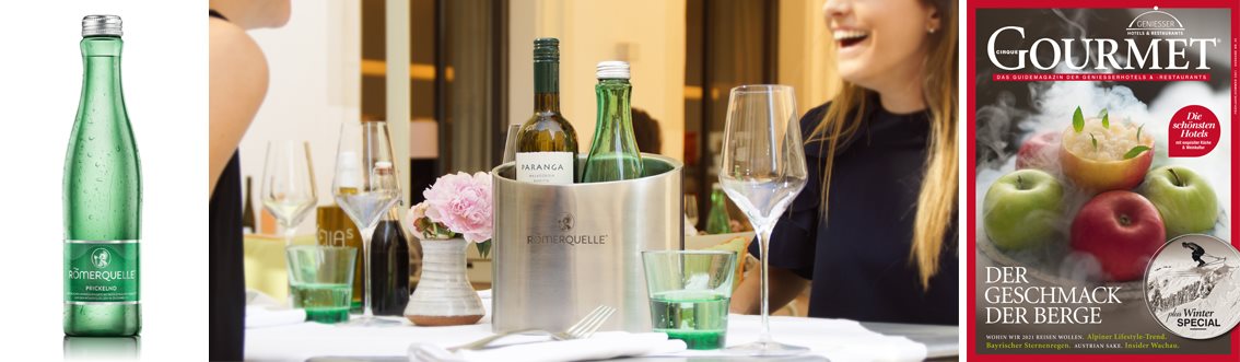 Römerquelle ist Partner der Genießerhotels und -restaurants