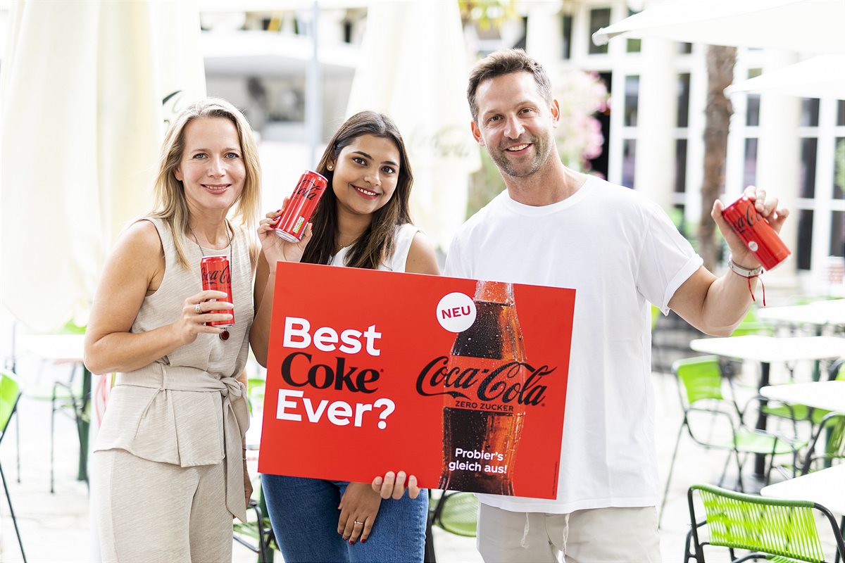 Coke zero Präsentation