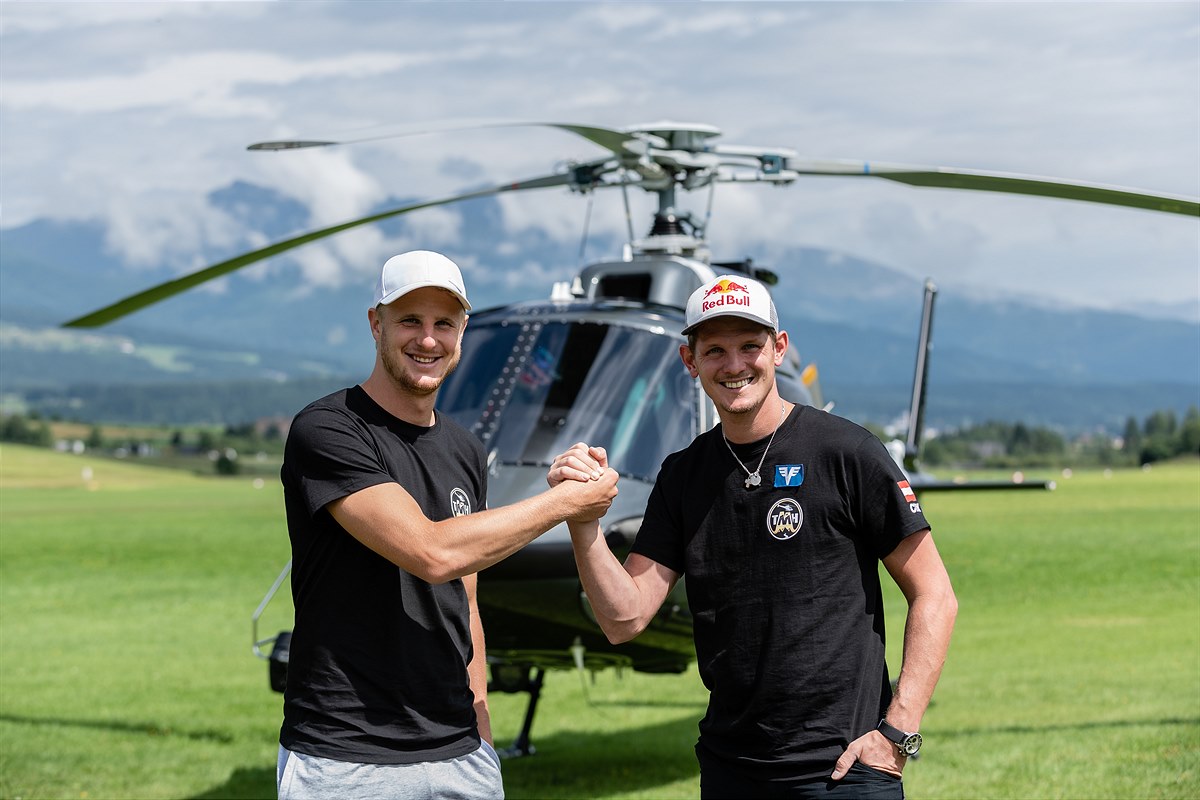 Helikopterflug mit Thomas Morgenstern