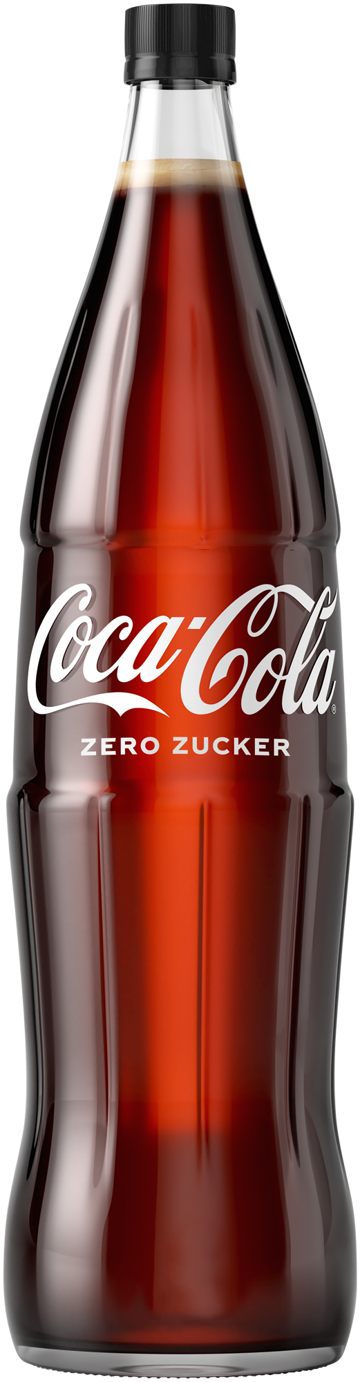 Coca-Cola zero 1 Liter Mehrweg-Glasflasche