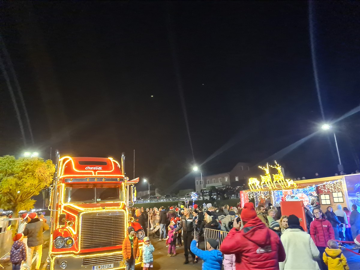 Der Coca-Cola Weihnachtsmann war in Neulengbach