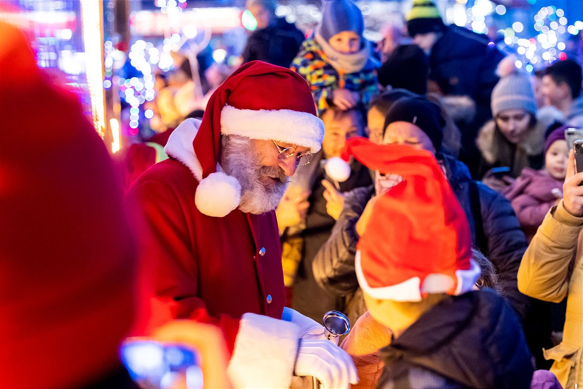 Der Coca-Cola Weihnachtsmann war in BruckLeitha