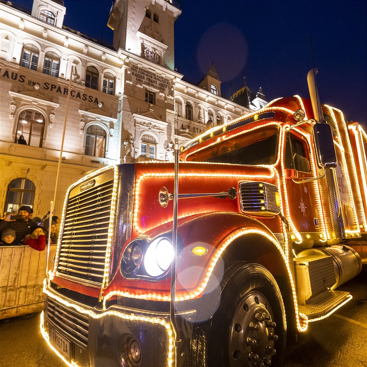 Der Coca-Cola Weihnachtsmann war in LaaThaya