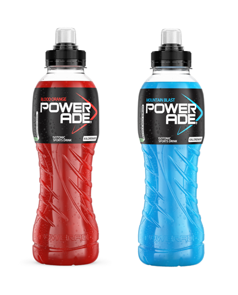 POWERADE Blood Orange und POWERADE Mountain Blast