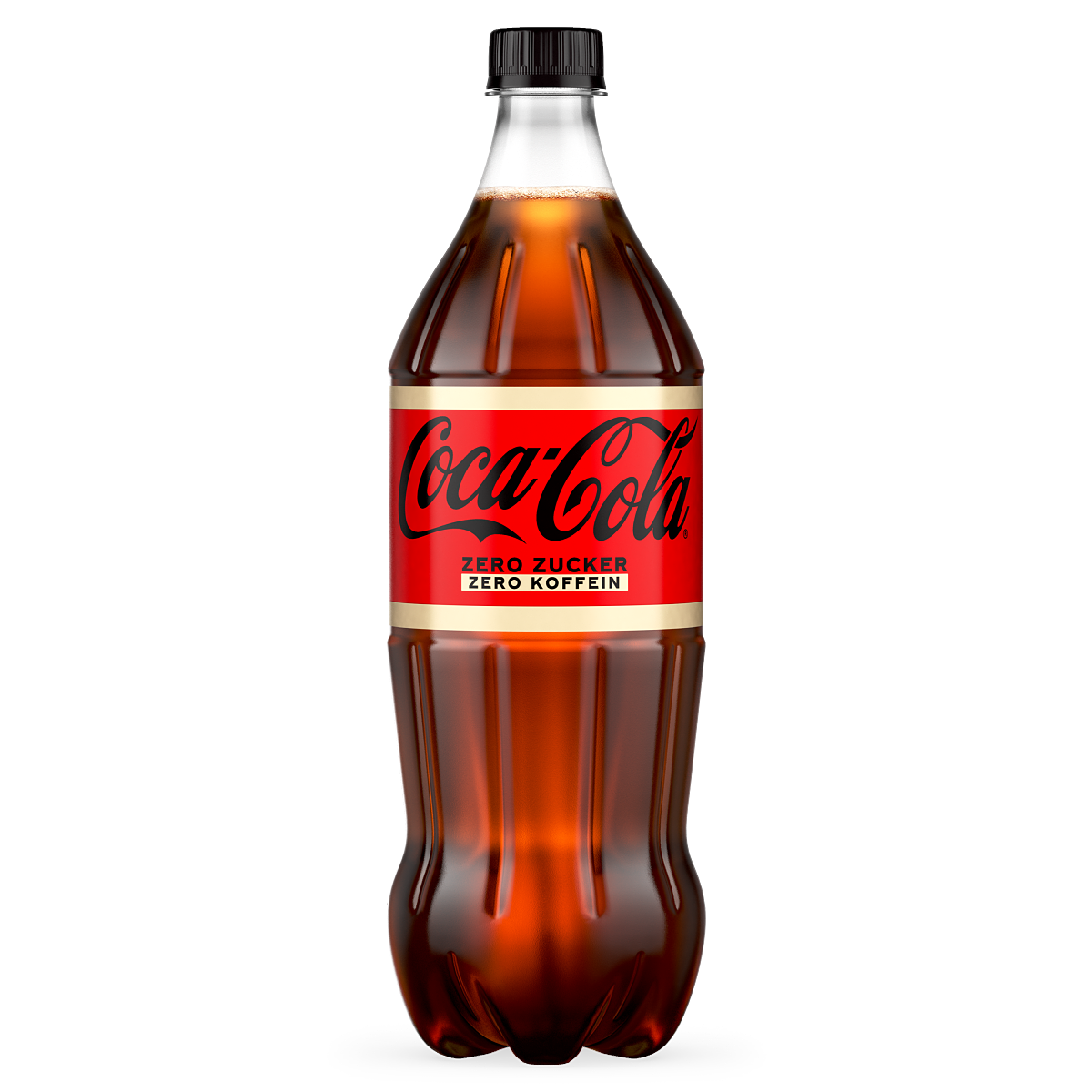 Coca-Cola zero Zucker zero Koffein 1L PET