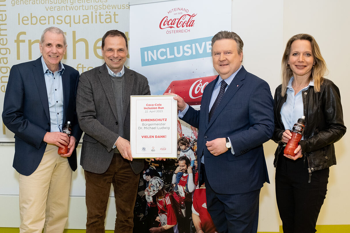 Bürgermeister Ludwig übernimmt Ehrenschutz für Coca-Cola Inclusion Run