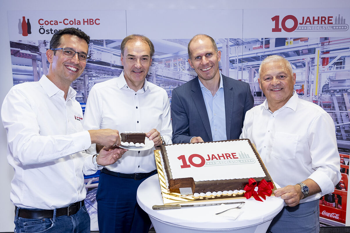 Eröffnung Mehrwegglaslinie Coca-Cola HBC Österreich