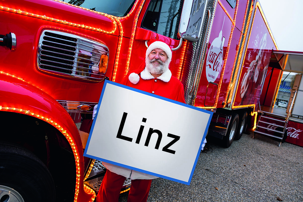 Linz_Coca-Cola Weihnachtstruck