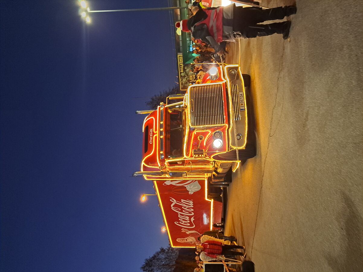 Coca-Cola Weihnachtstruck in Oberalm_2