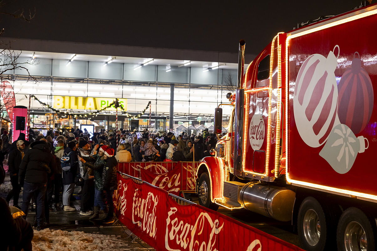 Coca-Cola Weihnachtstruck 2023 - Billa Plus Wienerberg_Martin Steiger