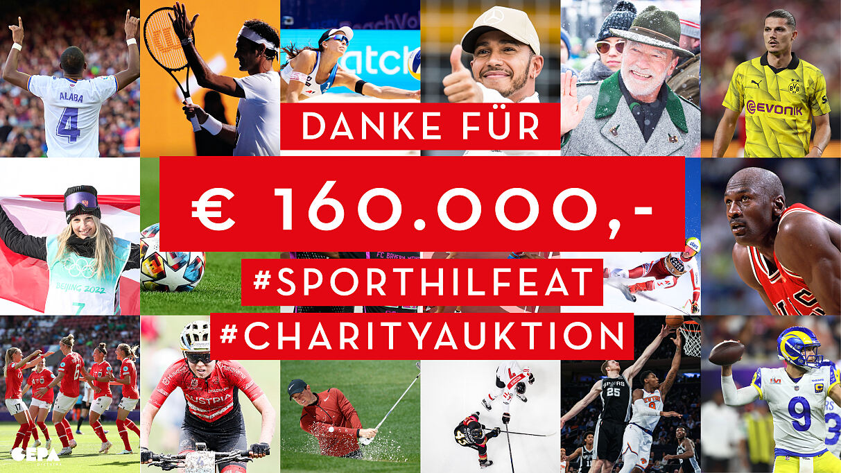 Sporthilfe Charity Auktionen 2023 DANKE