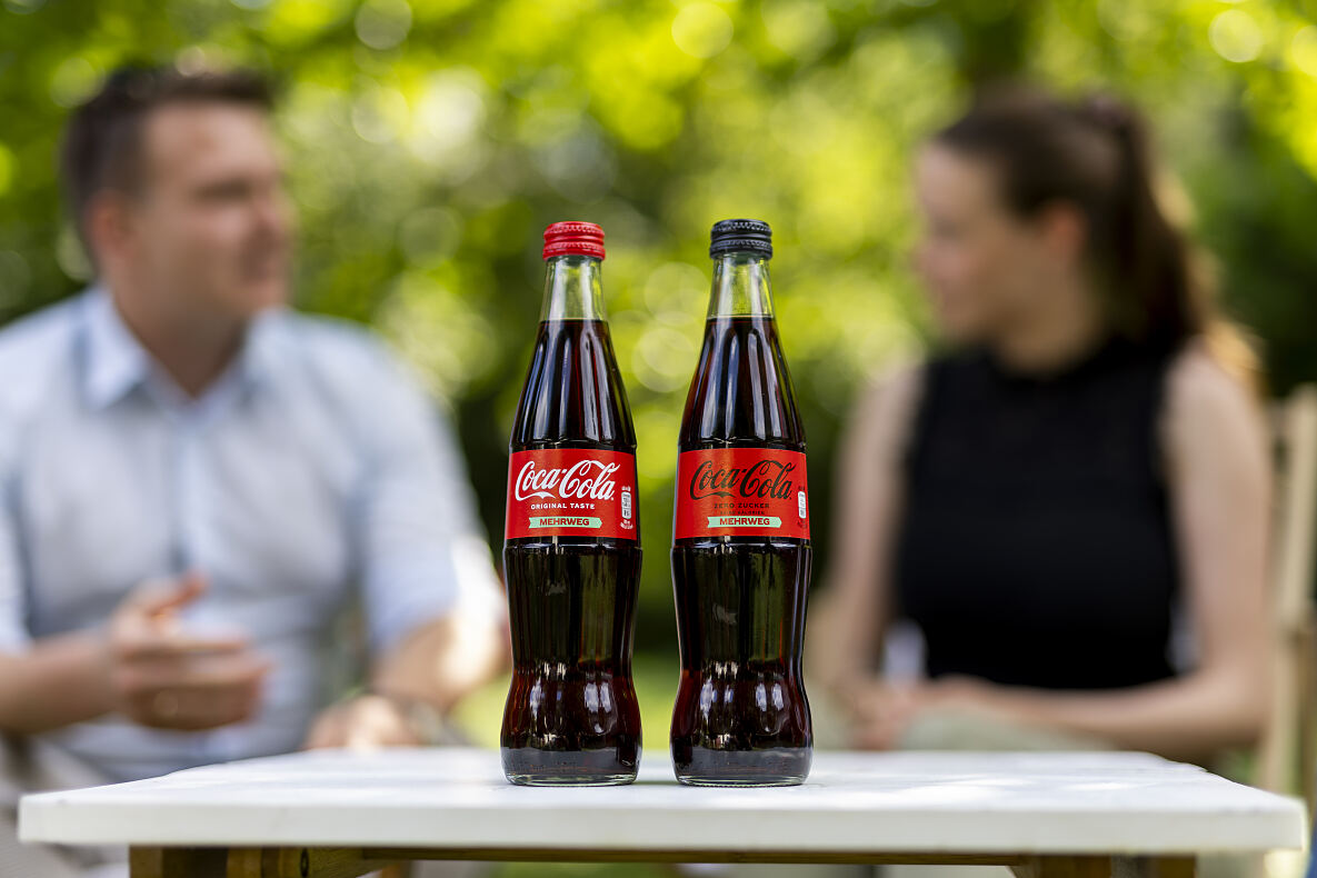 Coca-Cola 0,4 Liter Mehrweg-Glasflaschen 