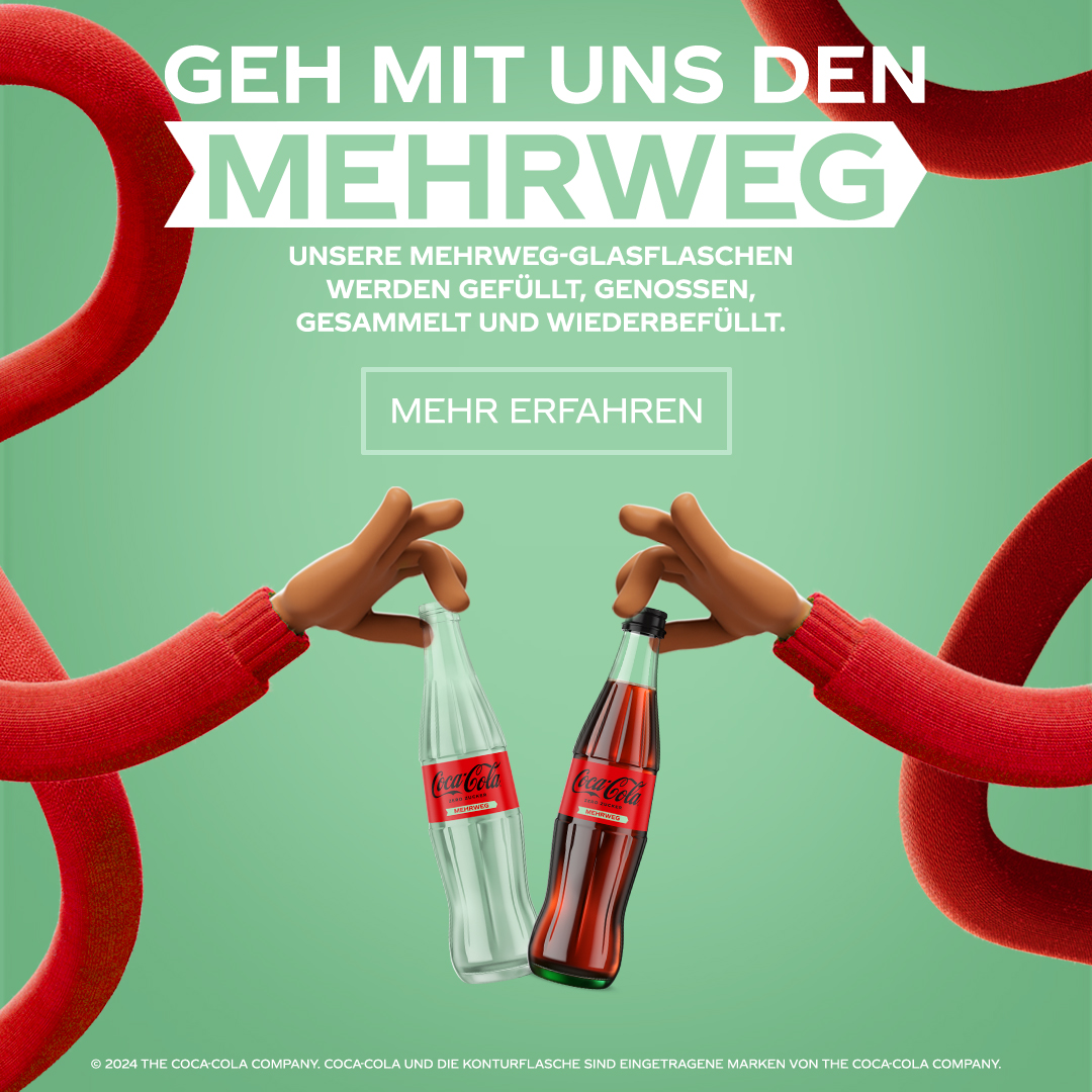 Coke Mehrwegkampagne 1x1