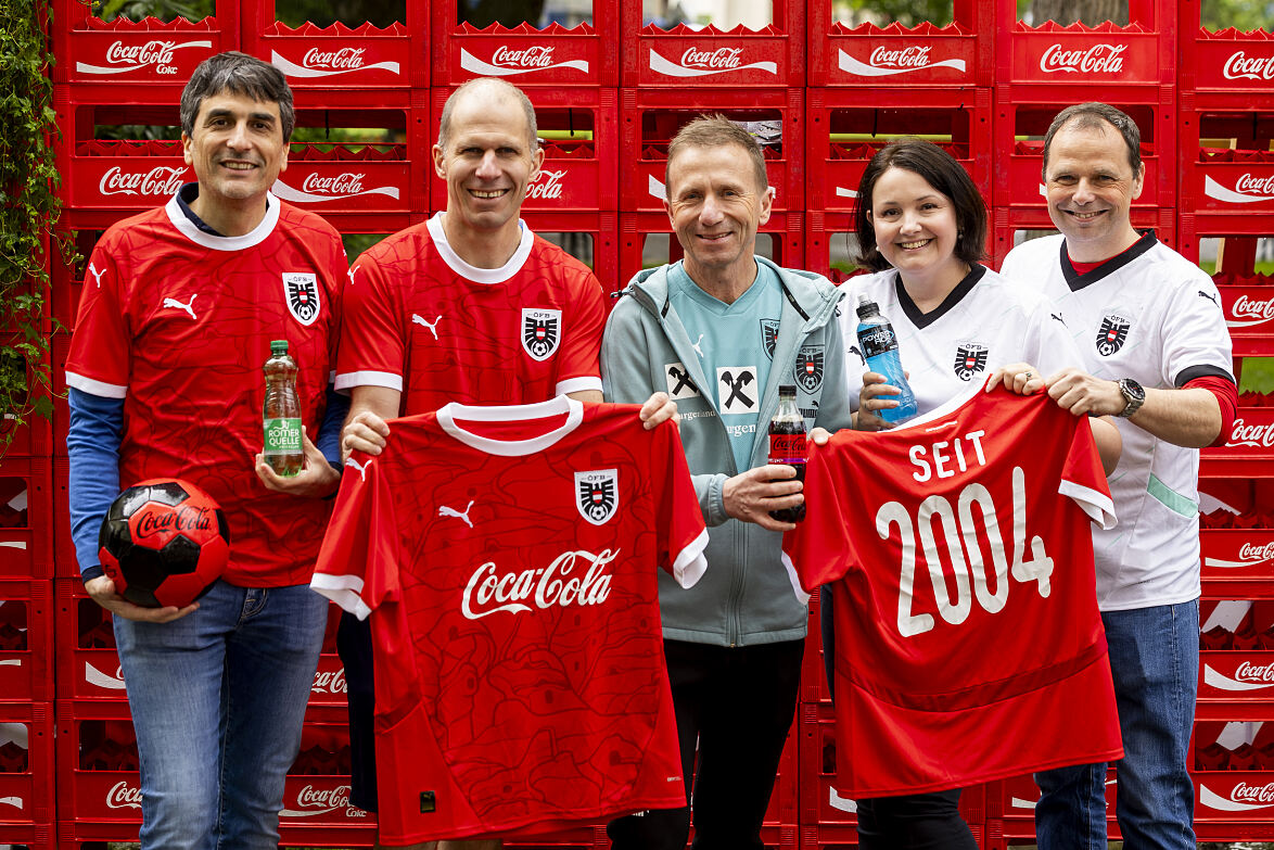 ÖFB und Coca-Cola feiern die Partnerschaftsverlängerung
