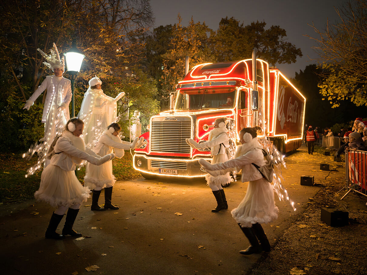 Coca-Cola Weihnachtstruck 2023 - Kursalon_Fabian Skala