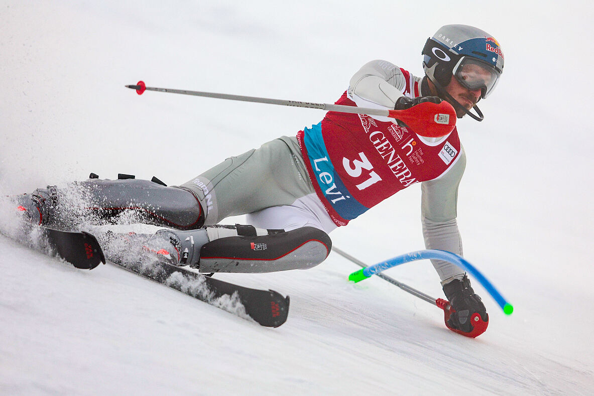 Marcel Hirscher beim Slalom in Levi