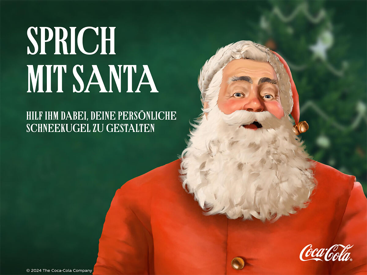 Coca-Cola Sprich mit Santa