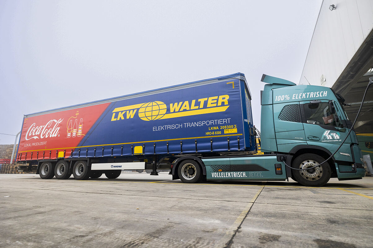 Partnerschaft Coca-Cola HBC Österreich & LKW Walter