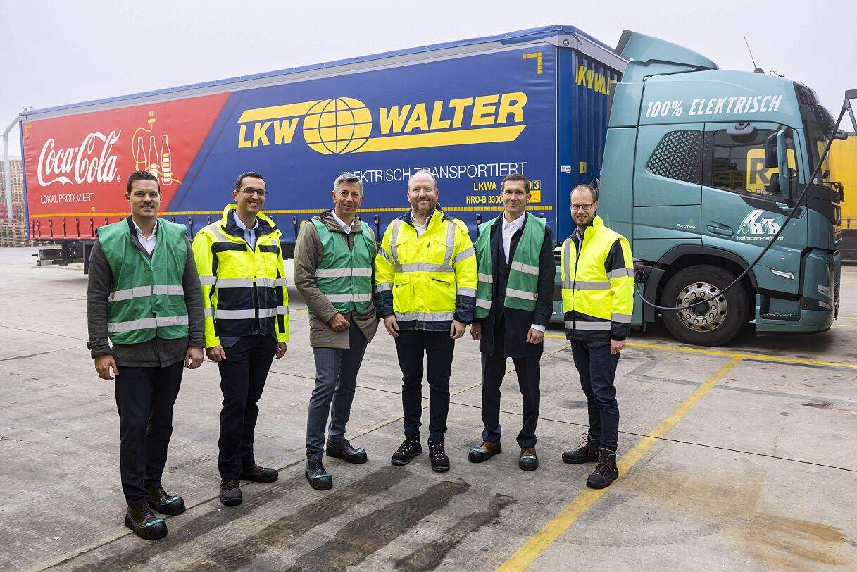 Partnerschaft Coca-Cola HBC Österreich & LKW Walter