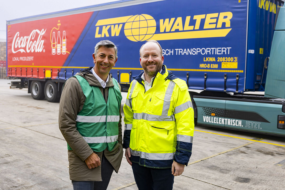 Partnerschaft Coca-Cola HBC Österreich & LKW Walter