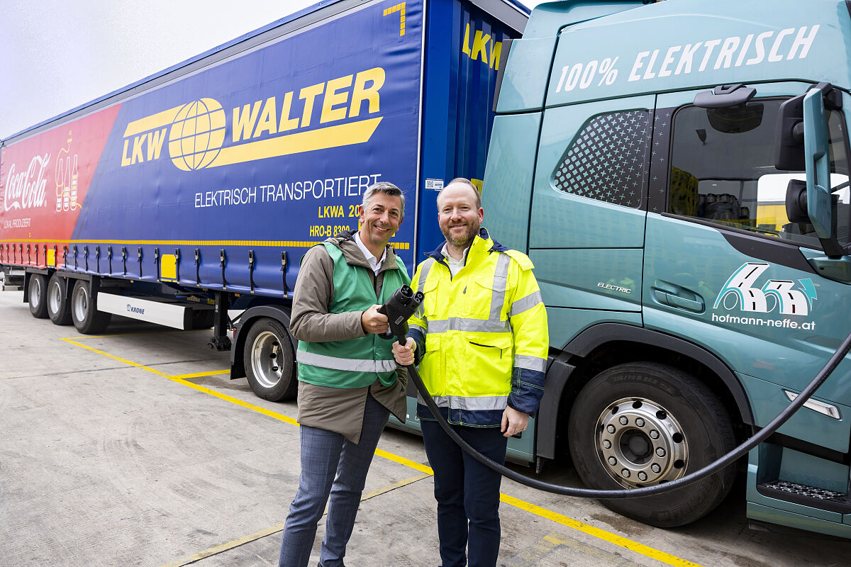 Partnerschaft Coca-Cola HBC Österreich & LKW Walter