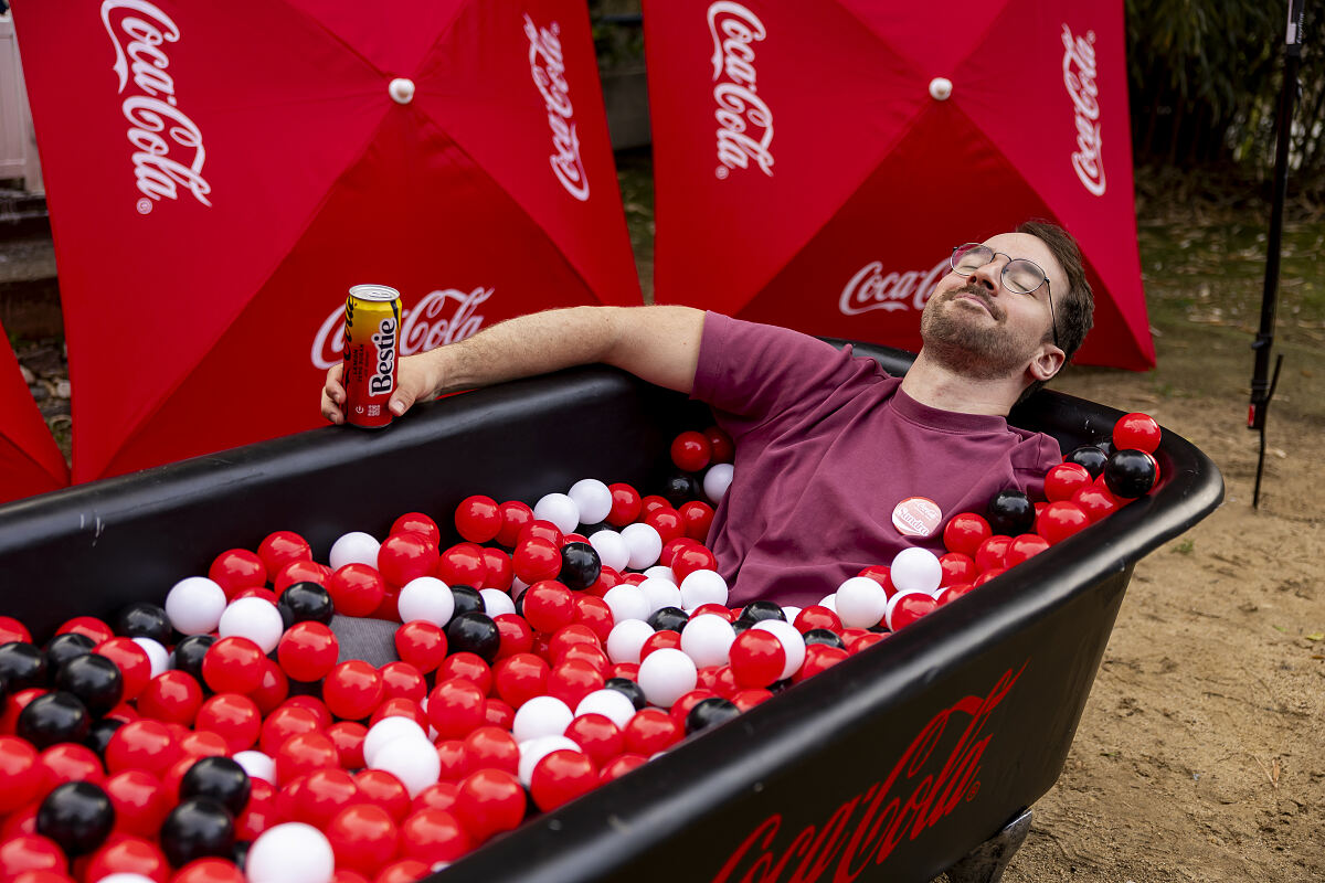 Teile ein Coca-Cola Event