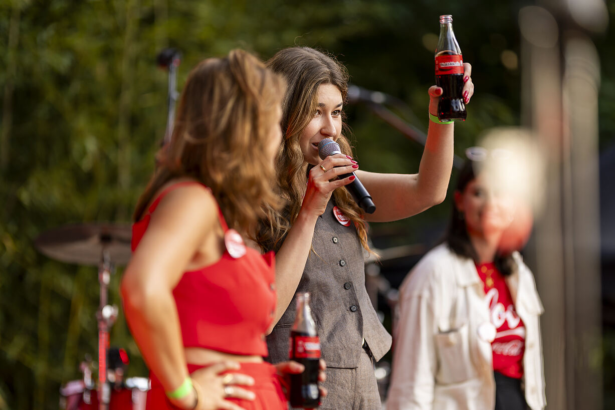 Teile ein Coca-Cola Event