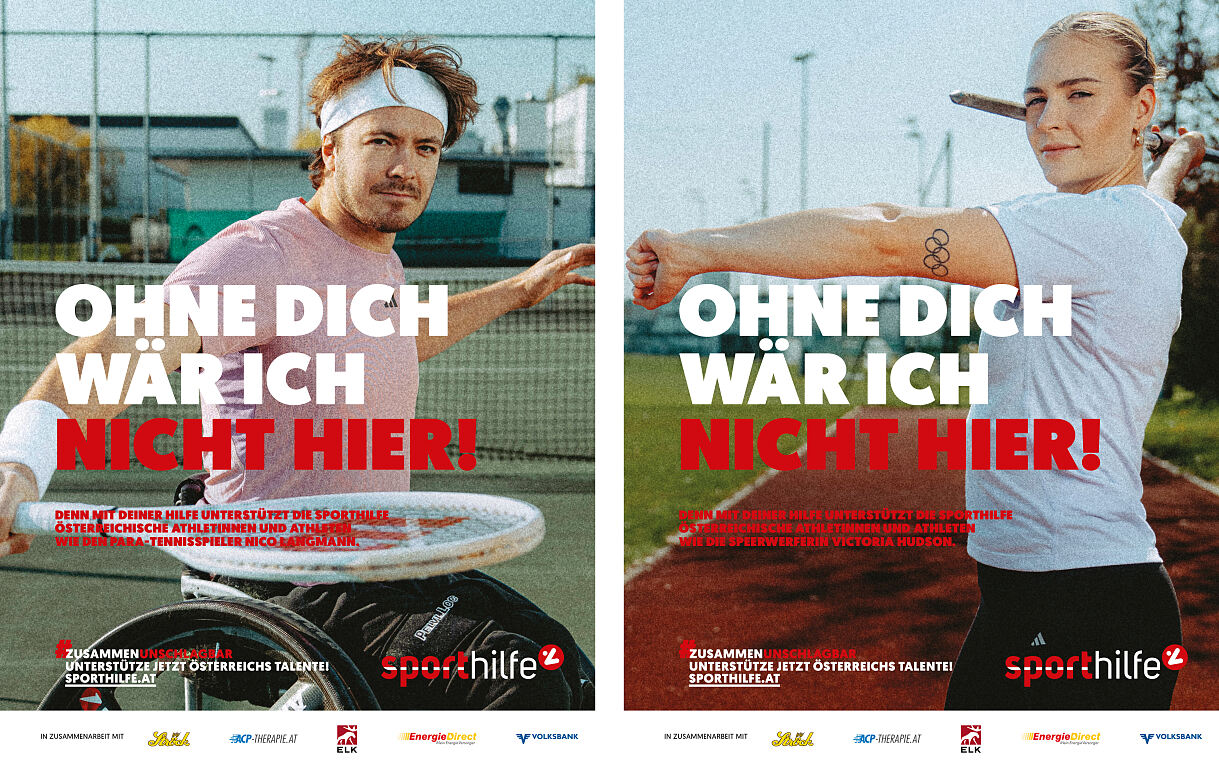 Sporthilfe Kampagne Langmann Hudson