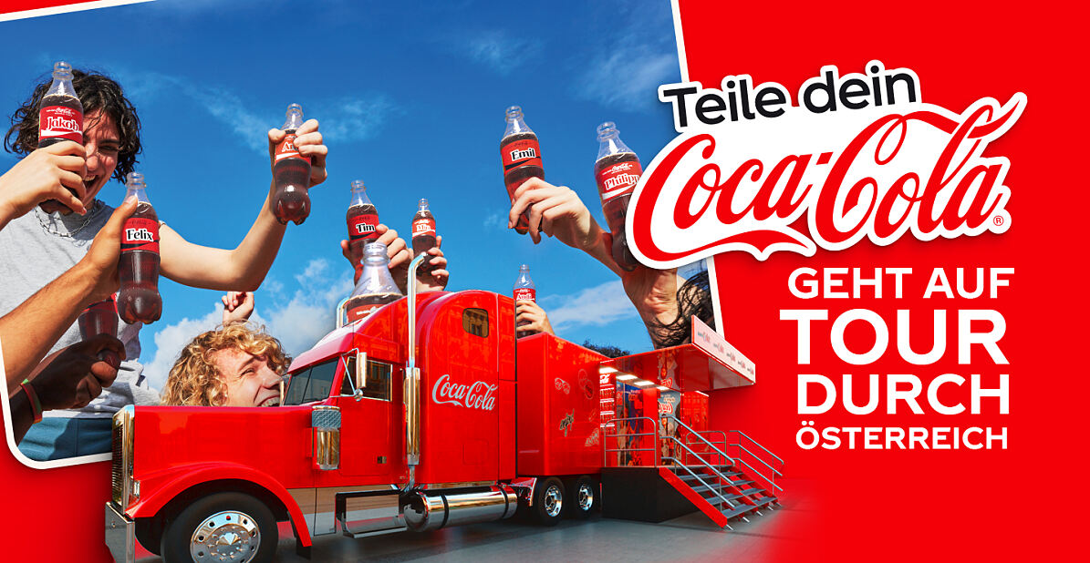 Teile ein Coca-Cola Tour