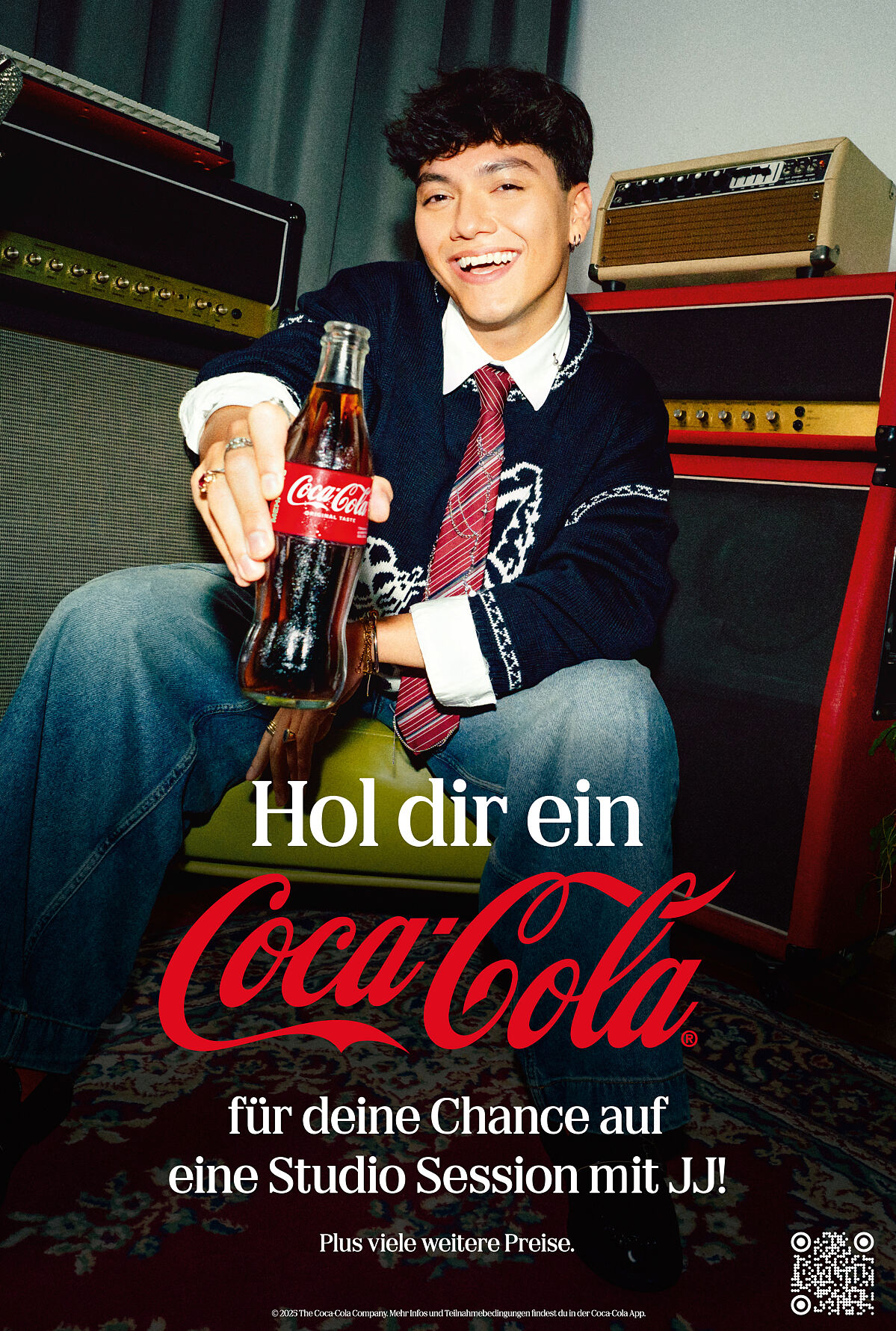 JJ ist das neue Gesicht der Coca-Cola Kampagne