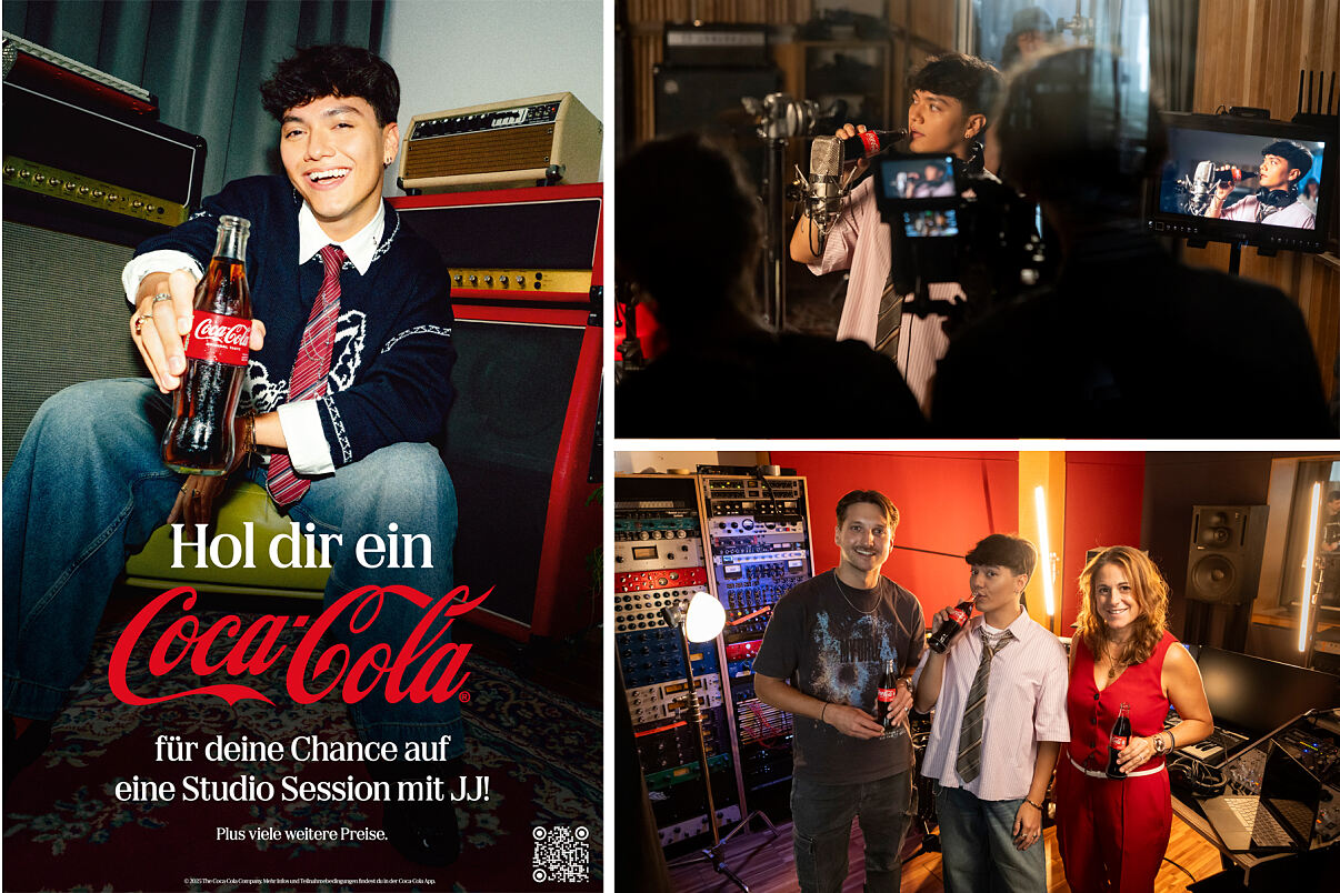 Coca-Cola Kampagne mit ESC-Gewinner JJ