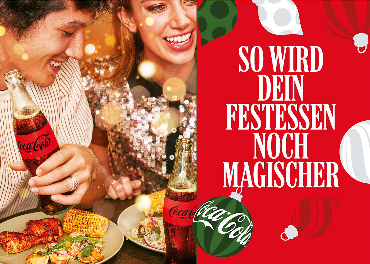 Coca-Cola Weihnachtssujet Festessen