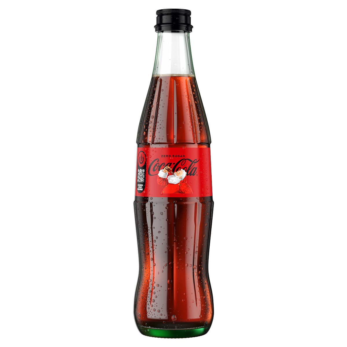 Coca-Cola zero 0,4 L Glas