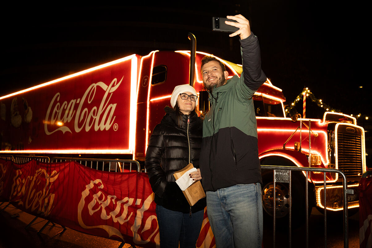 Coca-Cola Weihnachtstruck in Dornbirn (12)