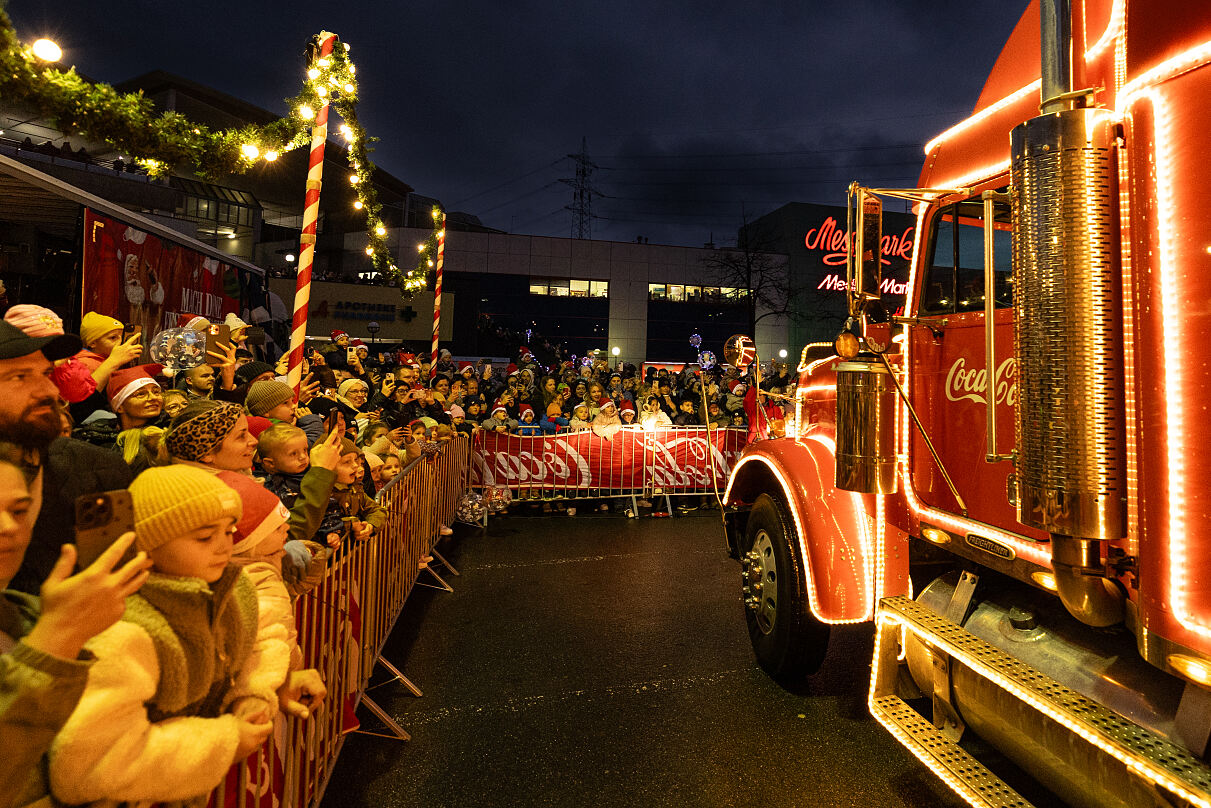 Coca-Cola Weihnachtstruck in Dornbirn (5)