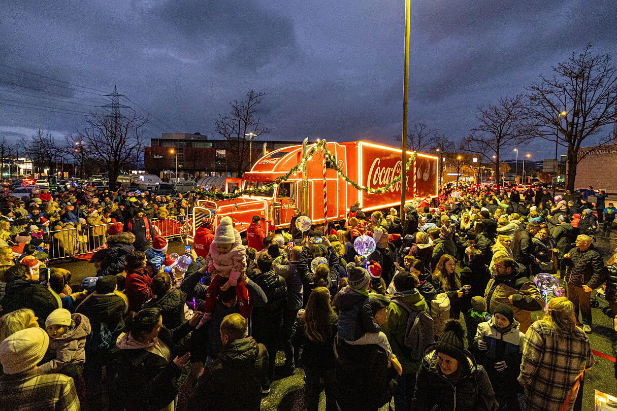 Coca-Cola Weihnachtstruck in Dornbirn (7)