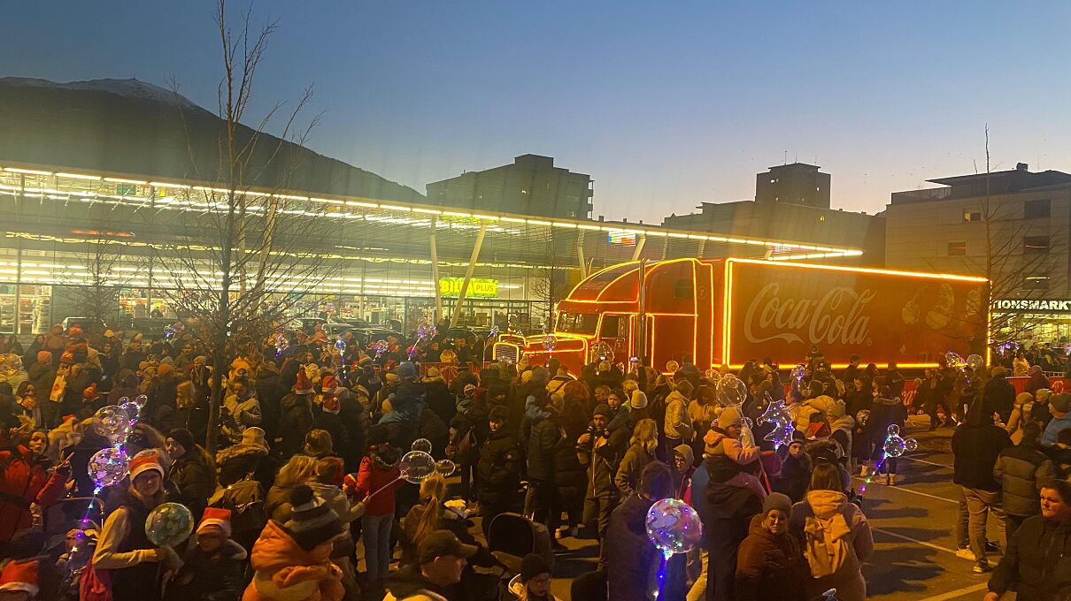 Coca-Cola Weihnachtstruck in Rum (1)