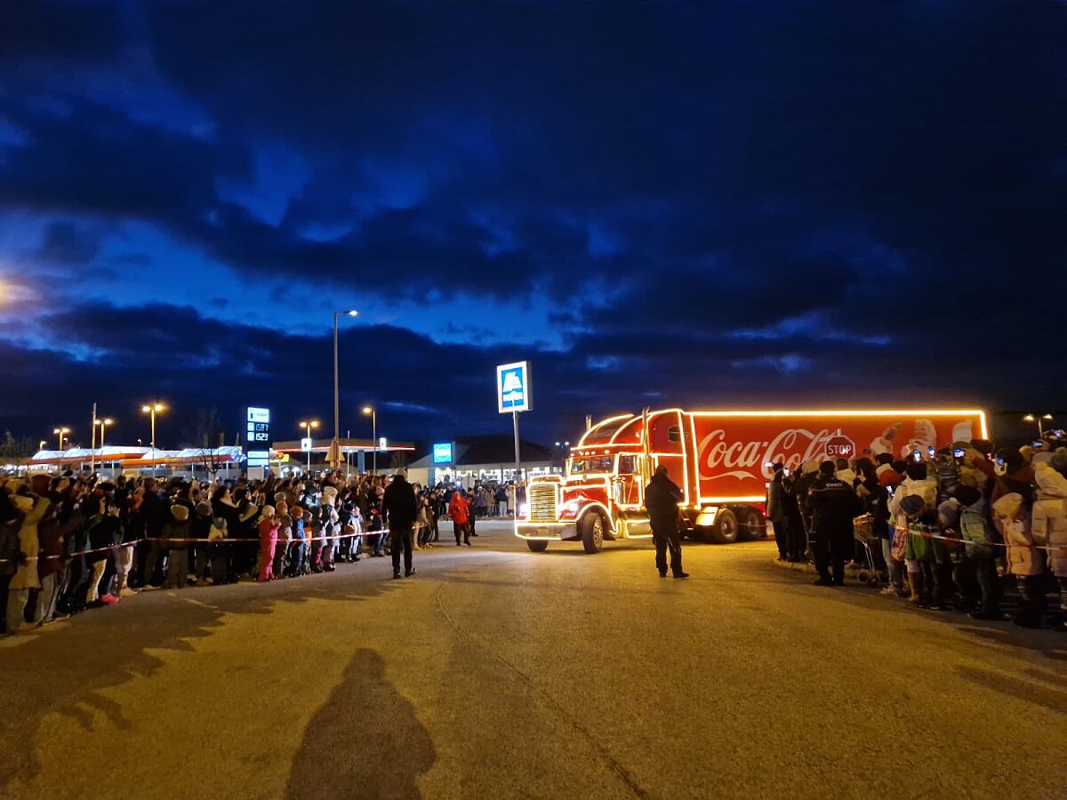 Der Coca-Cola Weihnachtstruck in Zwettl