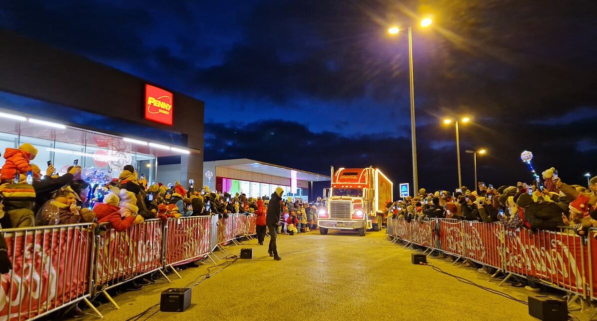 Der Coca-Cola Weihnachtstruck in Zwettl