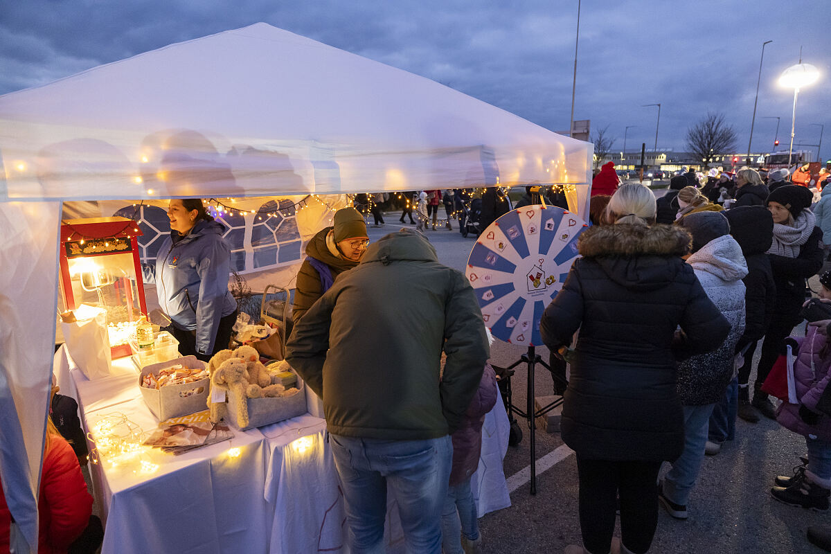 Der Coca-Cola Weihnachtstruck in Siegendorf