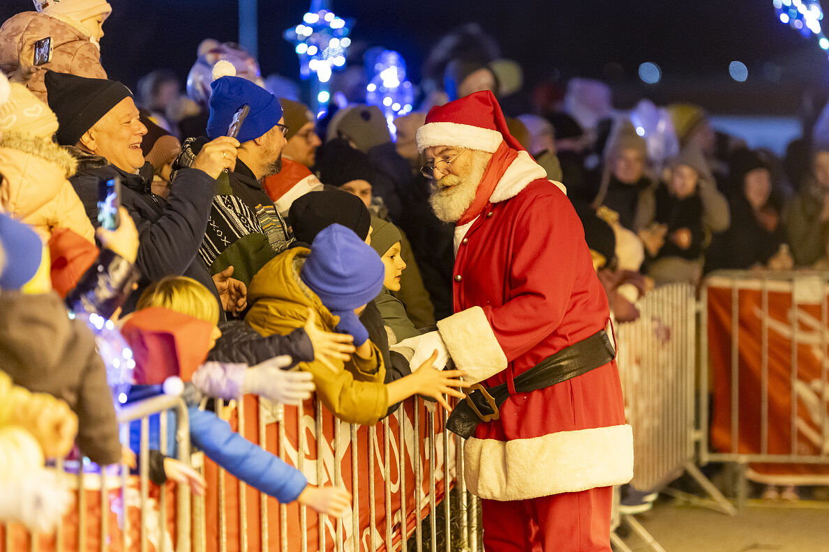 Der Coca-Cola Weihnachtstruck in Siegendorf