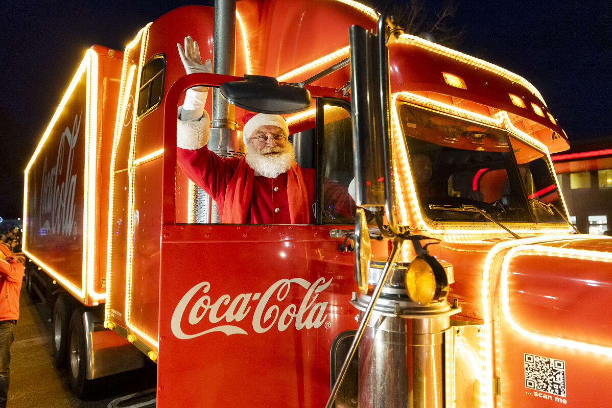 Der Coca-Cola Weihnachtstruck in der Steiermark