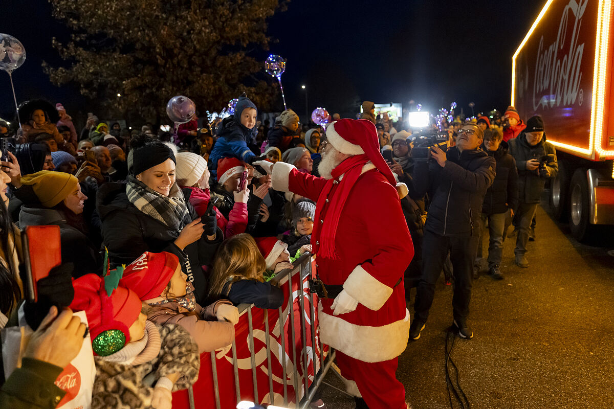 Der Coca-Cola Weihnachtstruck in Bad Fischau