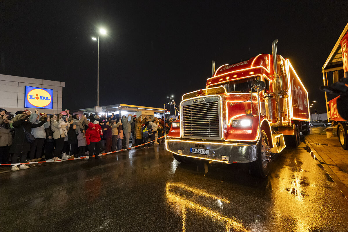Coca-Cola Weihnachtstruck in Wien